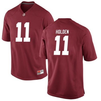 Youth Alabama Crimson Tide #11 Traeshon Holden Crimson Replica NCAA College Football Jersey 2403WGXO7